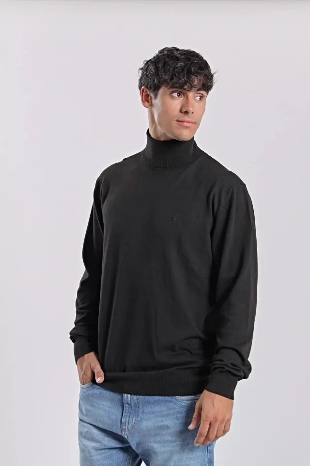 Polera tejida Blake (negra)
