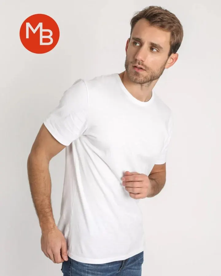 Remera Básica Lisa (blanco)