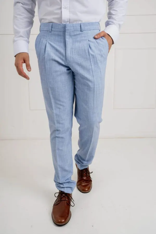 Pantalón alpaca pinzado (verde)