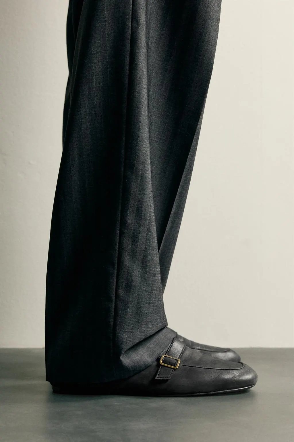 Mocasín piel (negro)